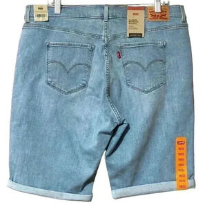 Levi’s Classic Bermuda Shorts 33 Light Wash Casual Summer Vintage Inspired NWT